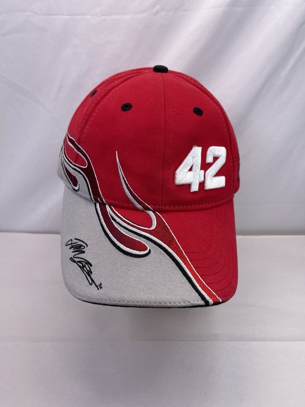 Vintage Chase Authentics NASCAR #42 Target Racing Flame Hat Juan Pablo Montoya